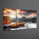 Méga Tableau en verre - Vue sur Lac Mega Cam Tablo - Göl Manzarası Mega-Glastisch-Blick auf den See