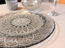 GLORIA Service de table 18 pièces 6 personnes chromé - Bella Home