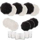 KARACA MAESTRO Service de table et de verres 18 pièces 6 personnes KARACA MAESTRO  18 Parça  6 kişilik  Yemek ve bardak  takımı KARACA MAESTRO Tafel- und Gläserservice 18-teilig 6 Personen