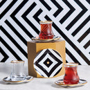 KARACA PLAYFUL  Set de verres à thé 12 pièces 6 personnes KARACA PLAYFUL  12 Parça 6 kişilik çay seti KARACA PLAYFUL  Set Teegläser 12 Stück 6 Personen