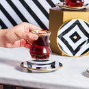 KARACA PLAYFUL  Set de verres à thé 12 pièces 6 personnes KARACA PLAYFUL  12 Parça 6 kişilik çay seti KARACA PLAYFUL  Set Teegläser 12 Stück 6 Personen