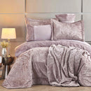KARACA HOME VALERIA BEST   Ensemble de linge de lit complet avec couvre-lit 8 pièces rose KARACA HOME VALERIA BEST   8 Parça çeyiz seti  gül kurusu