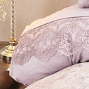 KARACA HOME VALERIA BEST   Ensemble de linge de lit complet avec couvre-lit 8 pièces rose KARACA HOME VALERIA BEST   8 Parça çeyiz seti  gül kurusu