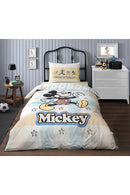 ÖZDILEK MICKEY MOUSE STAR  Disney Parure de lit renforcé enfant 1 personne ÖZDILEK MICKEY MOUSE STAR Tek kişilik Disney lisanslı çocuk ranforce nevresim takımı ÖZDILEK MICKEY MOUSE STAR Disney Kinderbettwäschegarnitur 1 Person