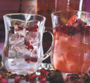 PAŞABAHÇE GOURMET Lot de 2 mugs en verre avec anse 350 ml - GURME AYRAN Bardak