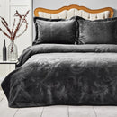 KARACA HOME  MADELIN  Set de couvre lit anthracite  2 personnes KARACA HOME  MADELIN  Antrasit embos çift kişilik yatak örtüsü set KARACA HOME MADELIN  Anthrazitfarbene Embos-Doppelbettdecke