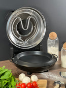 SCHÄFER Pizzaoffen 32 cm mit Zubehör schwarz matt