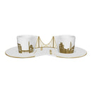 KARACA BOSPHORUS ISTANBUL 4 Teilige Für 2 Personen Kaffeetassen Set