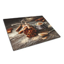 BELLART - Zimt - Glasschneidebrett mit UV-Druck 35x25 cm