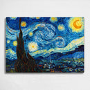 BELLART - Van Gogh "Starry Night" - "La Nuit étoilée" - Glasschneidebrett mit UV-Druck 35x25cm