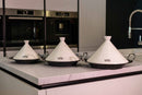TEFFO Tajine blanc en céramique et granite - Induction - Tajine Weiß aus Keramik und Granit - Induktion