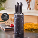 KARACA BLACK MARBLE Ensemble de couteaux 6 pièces KARACA BLACK MARBLE 6 Parça Bıçak Seti KARACA BLACK MARBLE Messerset 6-teilig