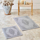 KARACA HOME MILLY Set de tapis de bain gris 2 pièces - Milly Gri 2li Paspas Set