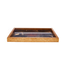 KARACA HOME DEEP FOREST Bordo tepsi 40 x 25 cm