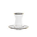 KARACA IRENE GOLD RIM Set de verres 49 Pièces 12 personnes - Bardak seti 49 Parça 12 kisilik